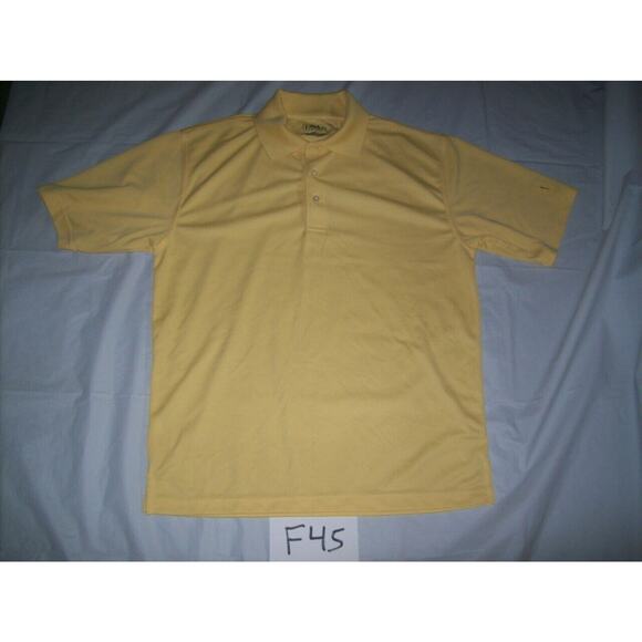 PGA Tour Golf Polo Shirt Size Medium Yellow -0712F45 - Picture 1 of 2